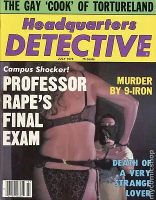 £9.27 • Buy Headquarters Detective True Crime Magazine Vol. 33 #4 VF 1979 Stock Image
