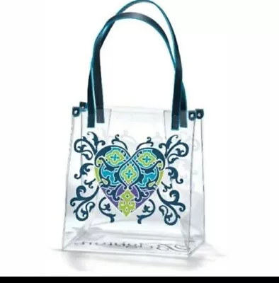 Brighton Women’s Summer Hearts Tote Bag Blue Heart Design Excellent Condition • $14