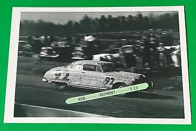 Found PHOTO Of Old NASCAR Race Car Driver HERB THOMAS Fabulous Hudson Hornet #92 • $3.29