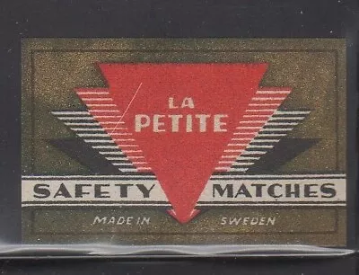 Swedish Matchbox Advertising Label - La Petite Safety Matches • $2