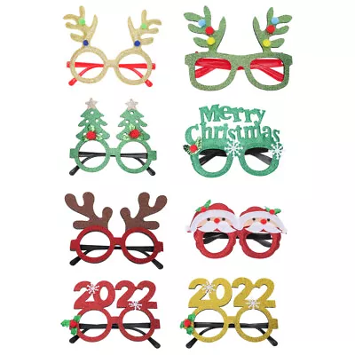 Christmas Eyeglasses Frame For Holiday Parties - 8Pcs • £12.29