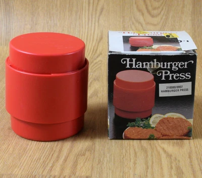 £8.99 • Buy Vintage Burger Press Hamburger Beef Burger Homemade Keto Retro Kitchenware