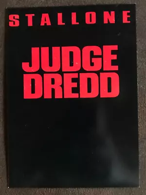 JUDGE DREDD/Sylvester Stallone-R.S.V.P. Advanced Screening Pass 7/27/95 • $29.99