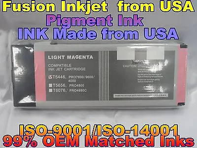 Compatible Stylus Pro 4000 7600 9600 Light Magenta T544600 Pigment Ink  • $24.50