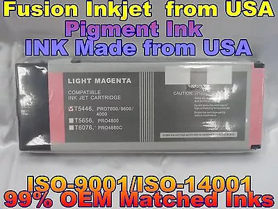 Compatible  Stylus Pro 4000 7600 9600 Light Magenta T544600 Pigment Ink Lm • $24.50