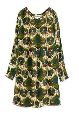 Marni For H&m Rare Retro Boho Paisley Ethnic Silk Dress Uk 6 Us 2 Xs Bnwt • $136.86