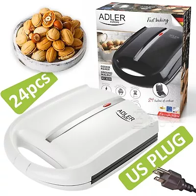 Walnut Cookie Maker Nut 24 Mold Oreshnica Oreshki Орешница US PLUG • $119