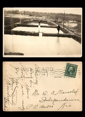 Mayfairstamps US 1920 Arcadia WI To Independence MO RPPC Real Photo Postcard Aaj • $1