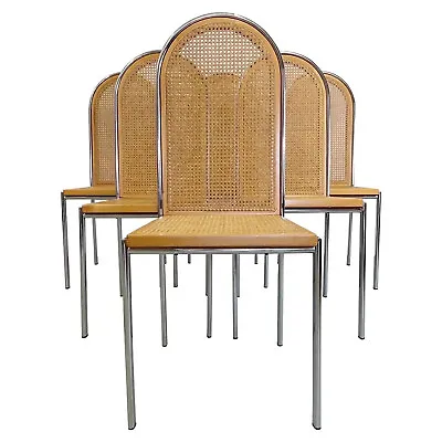 Post Modern Italian Dining Chairs Set Of 6 • $4200