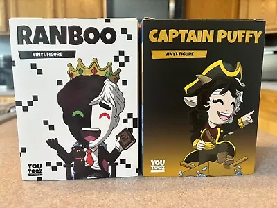 Youtooz Minecraft Ranboo And Captain Puffy Vinyl Collectible Figures • $25