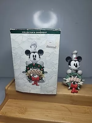 Disney MICKEY MOUSE Steamboat Willie 1928 Christmas  2000 Ornament  • $7.50