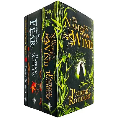 Kingkiller Chronicle 3 Books Young Adult Pack Paperback Set By Patrick Rothfuss • $28