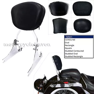 Passenger Backrest Sissy Bar For 1984-up Harley Davidson Softail (Stock Tire) • $138.70