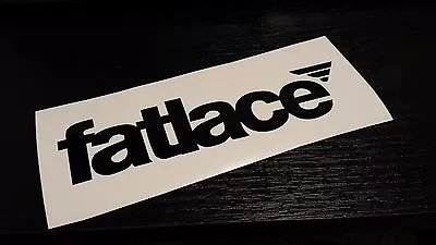 6  Fatlace Vinyl Decal Sticker Window Bumper Car Drift JDM Dub VW German IPad • $2.25