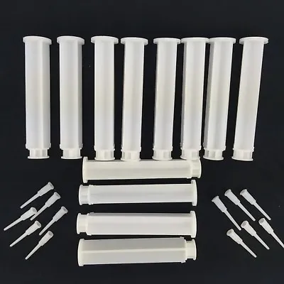 48 Plungers & Tips Fits 27 30 & 33 Gram Maxforce Invict Intice Tube Syringes • $58.95