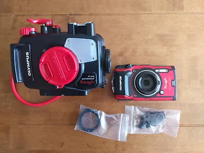 £389 • Buy Olympus Tough! TG-5 Camera + Underwater Case PT-058 Mint