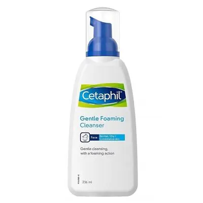 £10.89 • Buy Cetaphil Gentle Foaming Cleanser Face Normal Dry Combination Skin Care 236ml