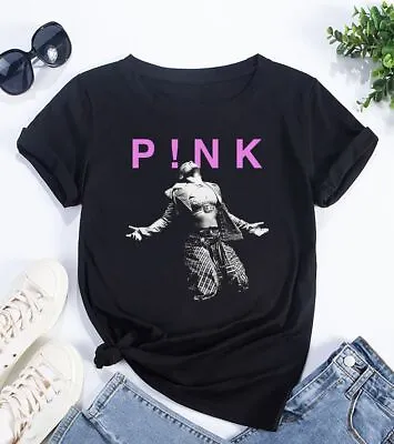 P!NK 2024 Concert Merch Pink Singer 90s Vintage Tee P!NK Pink Summer Carnival • $34.82