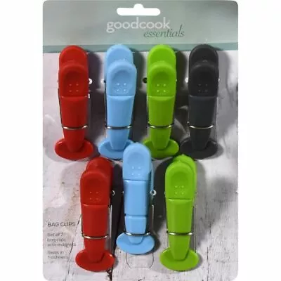 Goodcook Essentials Bag Clips With Magnets Set Of 7 • $13.49