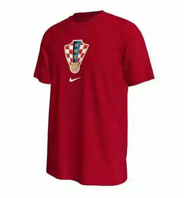 Nike Croatia WC World Cup 2022 Fan Crest Shirt - Red • $30.59