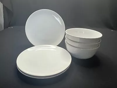 Ikea Stoneware 12011-1  - 3 Luncheon Plates 8  & 3 Cereal Bowls 6  • $25