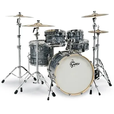Gretsch Renown 5 Piece Drum Kit Shell Pack 22  Kick Silver Oyster Pearl RN2-E825 • $4799