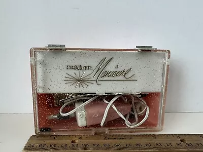 Vintage Thompson Designs  Modern Manicure Set  Battery Operated With Case • $9.99