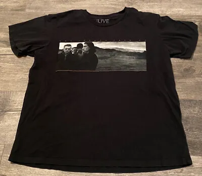U2 - The Joshua Tree 2017 EUROPE Tour Shirt XL Official Licensed Black • $34.99