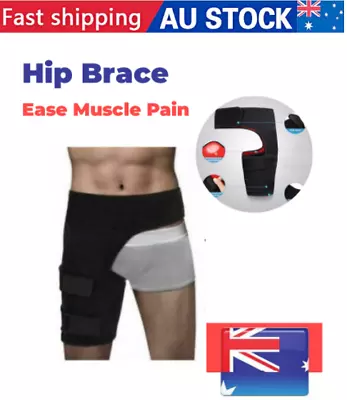 Hip Brace Compression Groin Support Wrap For Sciatica Pain Relief Thigh Muscle • $14.99