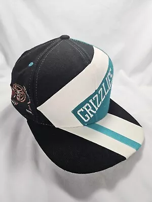 Vtg Vancouver Grizzlies Hat Adult Gray Snapback Wool Blend Mitchell & Ness NBA • $9.99