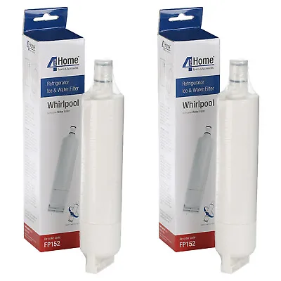 £17.99 • Buy 2 Pack Of Water Filter Cartridges For Whirlpool Fridges & Freezers Type SBS002