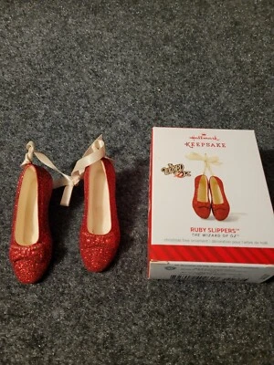 £16.19 • Buy Hallmark 2014 Dorothy’s Ruby Slippers Wizard Of Oz Limited Ornament W/ Box G5