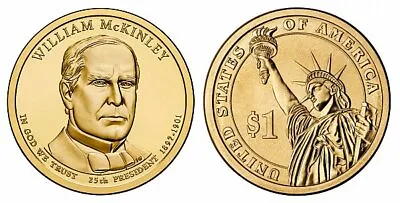 $3.98 • Buy 2013-D  William McKinley  PRESIDENTIAL DOLLAR COIN