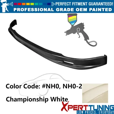 Fits 92-95 Honda Civic Sedan 4DR Mugen Painted #NH0 Front Bumper Lip Spoiler PU • $226.87