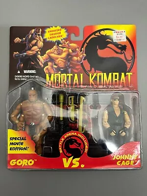 1994 Hasbro Mortal Kombat Goro Vs Johnny Cage Special Movie Edition Battle Arena • $300