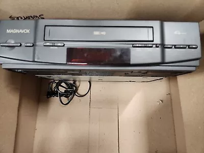 $49 • Buy MAGNAVOX VR VHS Player VCR HQ Recorder 4-Head TESTED