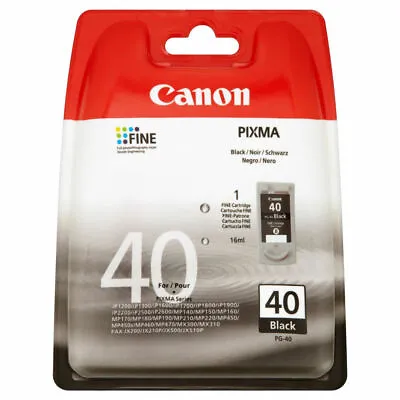 Genuine Canon PG40 & CL41 Black & Color Ink Cartridges PG-40 & CL-41 0615B036AA • £19.99