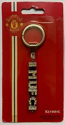 £4.99 • Buy Manchester United  FC  Keyring Metal Decorative Stones