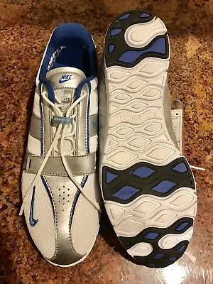 £58.01 • Buy NEW Nike Women's Core Training Flex Sample Shoes Size 7 White Blue Silver - Rare