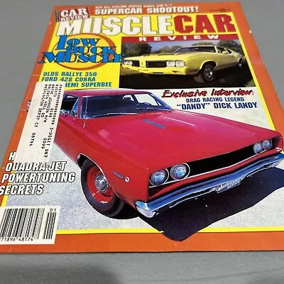 Muscle Car Review Magazine January 1988 • $5.99