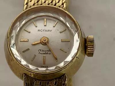 Vintage Rotary Ladies Wrist Watch Swiss 17 Jewels Wind Up • $29
