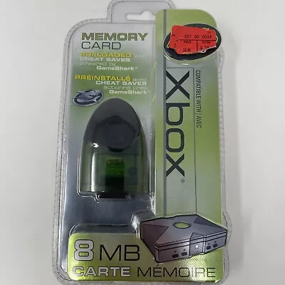 XBOX Memory Card 8 MB Brand New Mad Catz GREEN Clear TRANSLUCENT GameShark! • $34.99