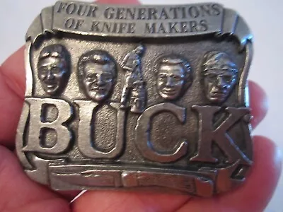 Buck Knives Limited Edition Belt Buckle - 2 3/4  X 2 1/4  - Very Heavy - Gw8 • $54.60