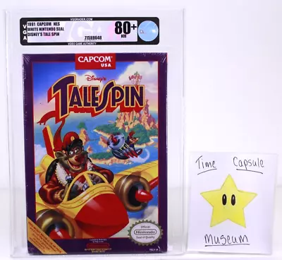 Disney's TaleSpin Nintendo NES New Sealed  WATA VGA CGC Grade 80+ NIB Near Mint • $2499.99