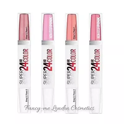 MAYBELLINE SUPERSTAY 24hr -18hr - 16hr -  COLOUR VARIOUS SHADES BOXED + FREE P&P • £4.99