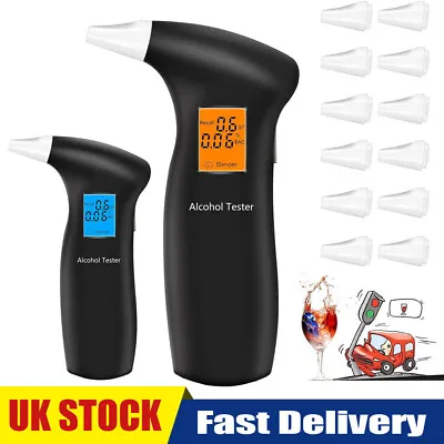 £9.90 • Buy Pro Digital LCD Police Breathalyzer Breath Test Alcohol Tester Analyzer Detector