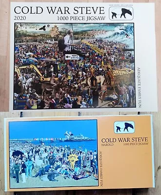 COLD WAR STEVE 2 X JIGSAW PUZZLE 2020 And   HAROLD CWS Print Unsigned • £25