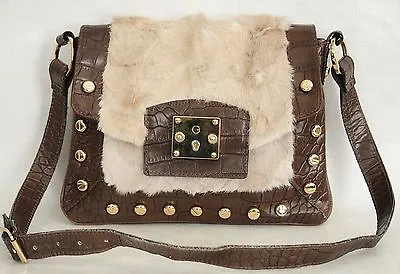 FACONDINI Genuine Mink Leather Handbag Bag • $90