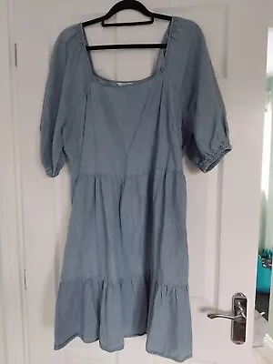 Denim Style Dress Matalan Size 16 • £1.50