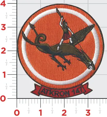 $34.99 • Buy 4  Navy Va-147 Argonauts Fixed Wing Squadron Cnatra Military Embroidered Patch